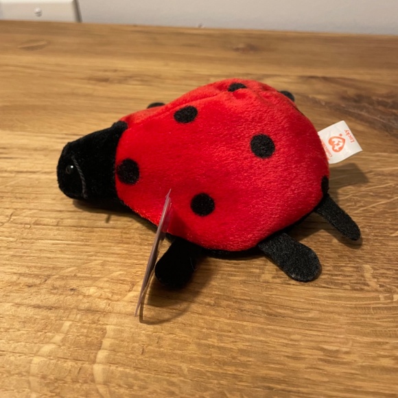 Ty Beanie Babies Lucky Ladybug Red Black 1995 – New Tag Protector VINTAGE - Picture 9 of 9